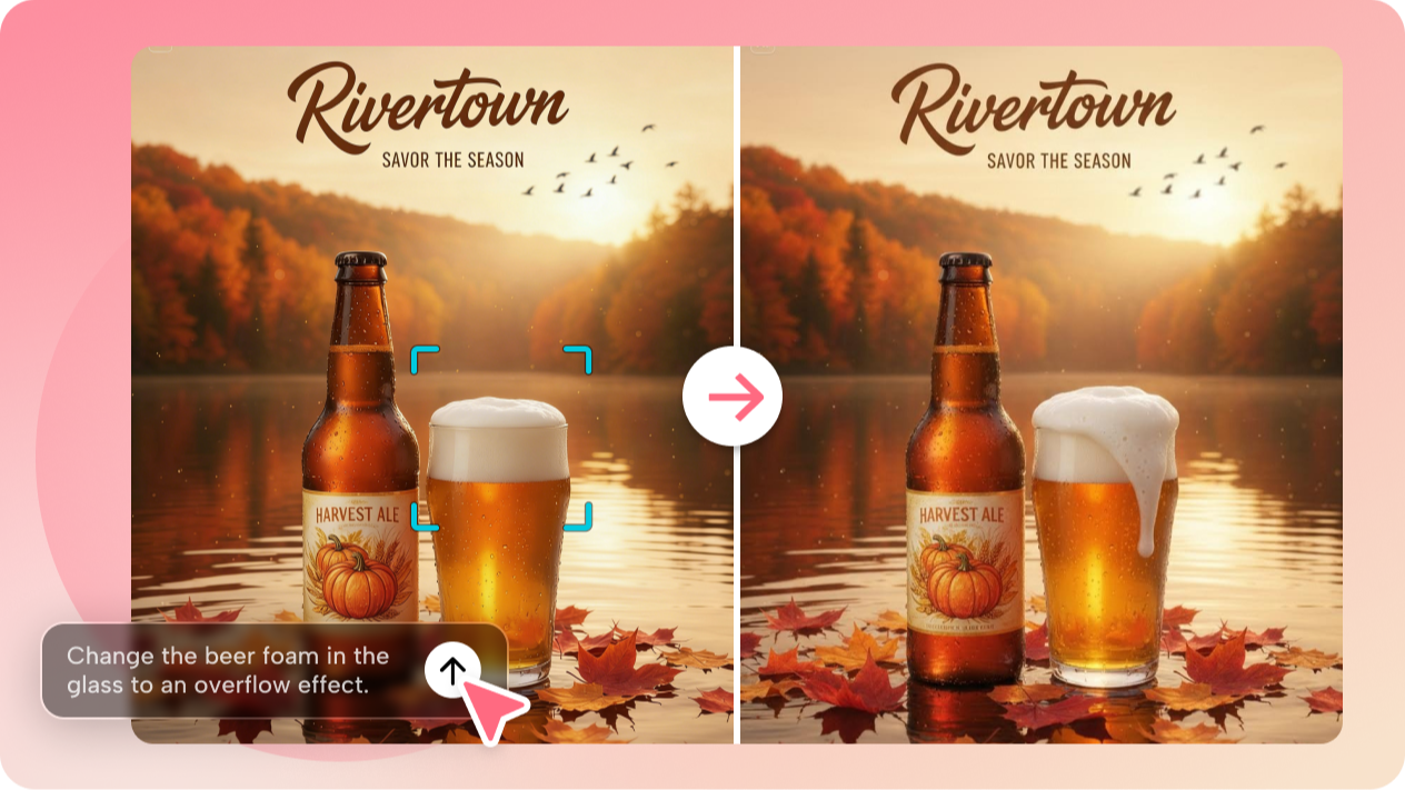 Refine com edição interativa