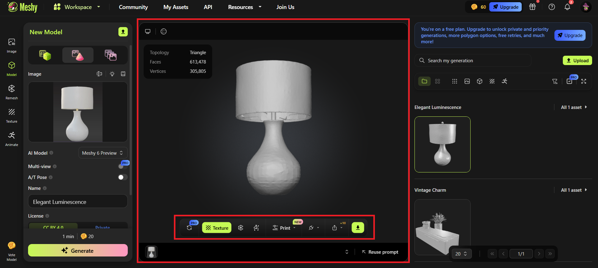 Edit and refine your 3D model