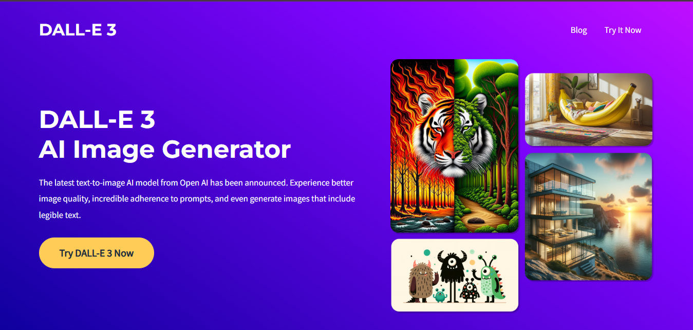 DALL E-3 text-to-image model