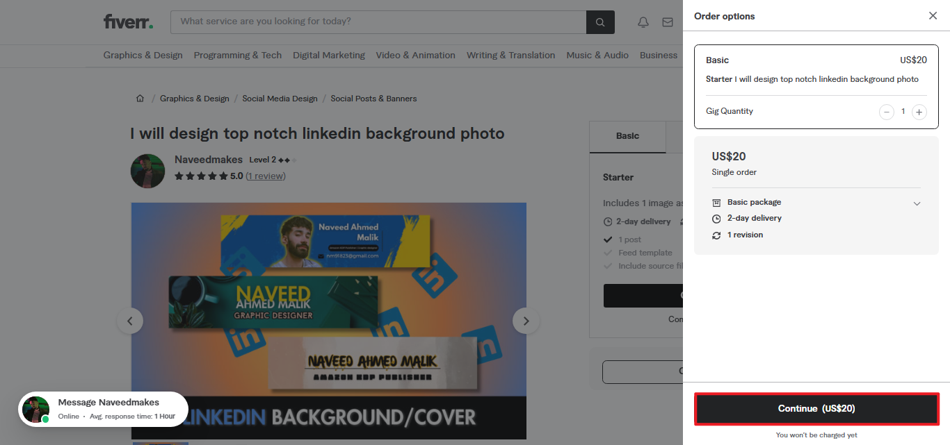 Hintergrundbild für LinkedIn