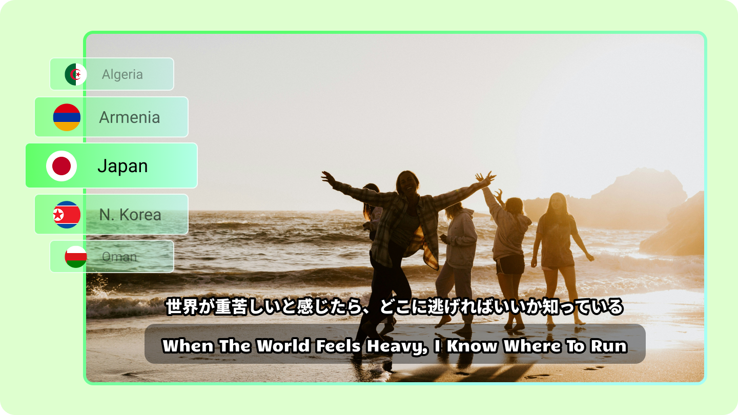 free online video language translator