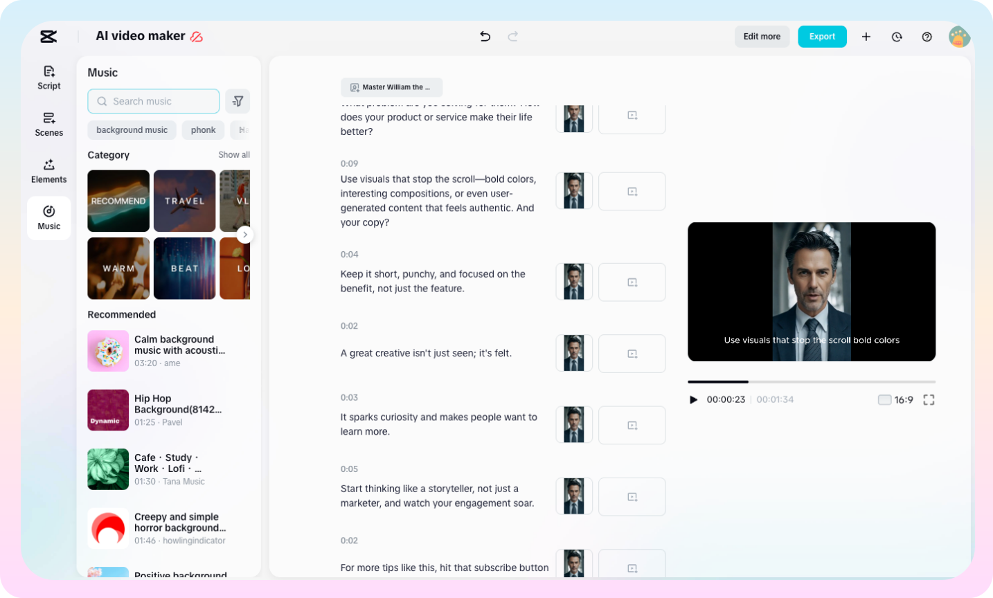 CapCut AI Video Generator