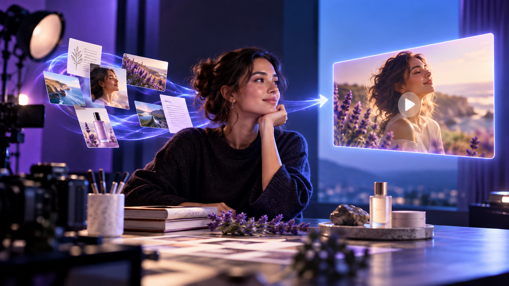 Original visual for Brand storytelling on AI Video Generator for Marketing Workflows
