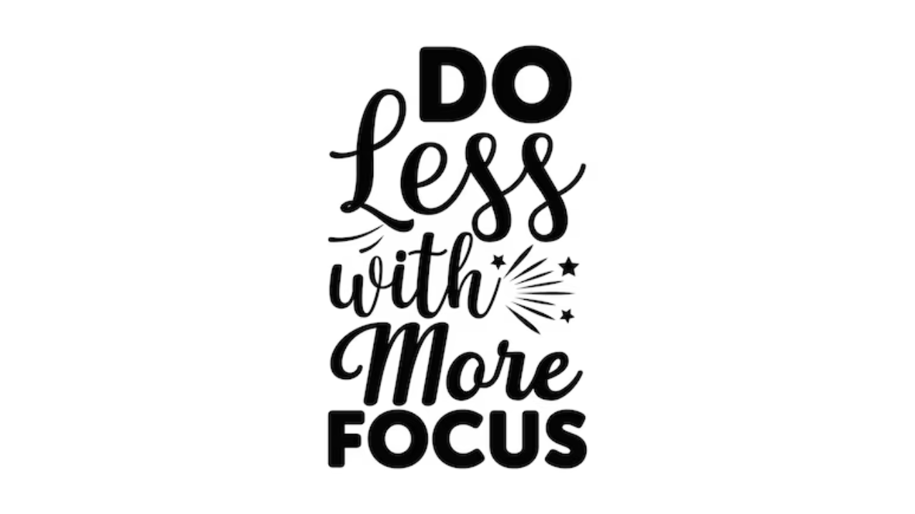 Minimalistisches Zitat-Fokus-Posterdesign