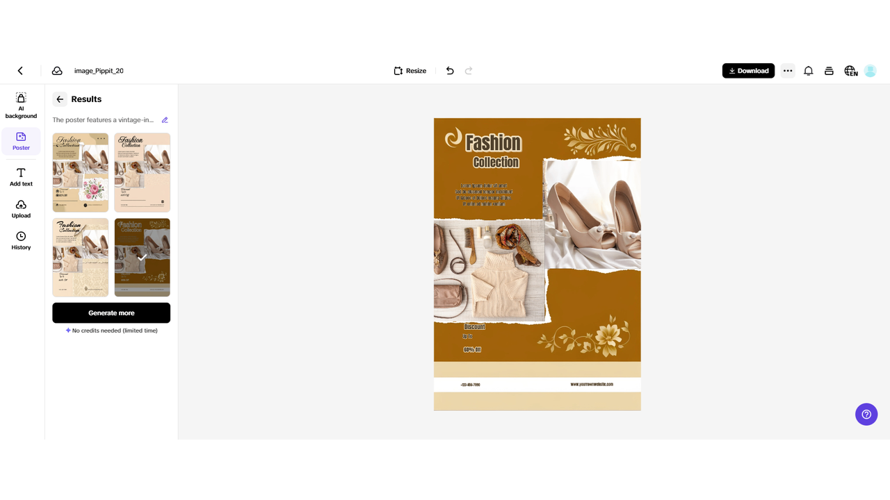 Customize your poster