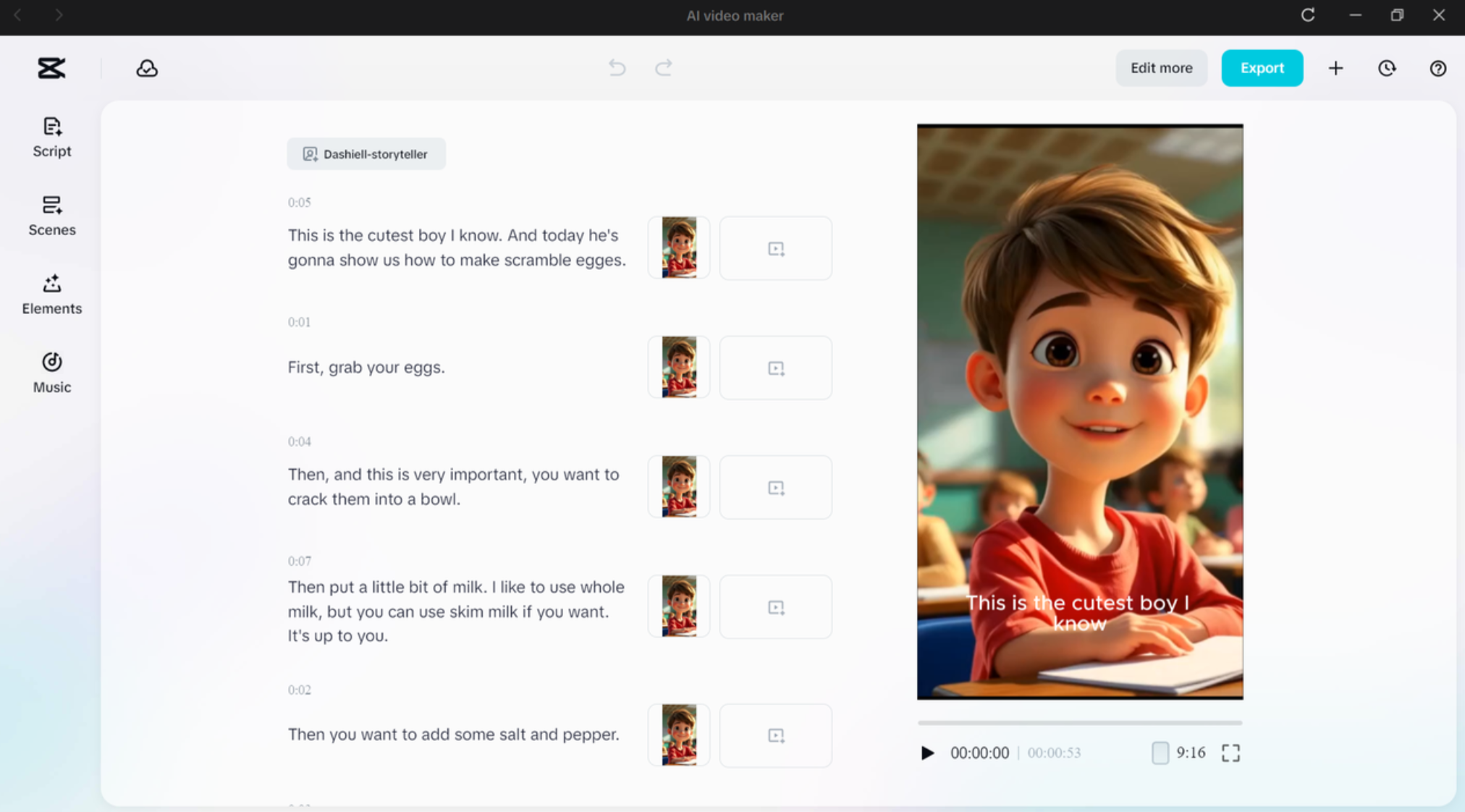 Crea un video de avatar usando CapCut un generador de video de IA
