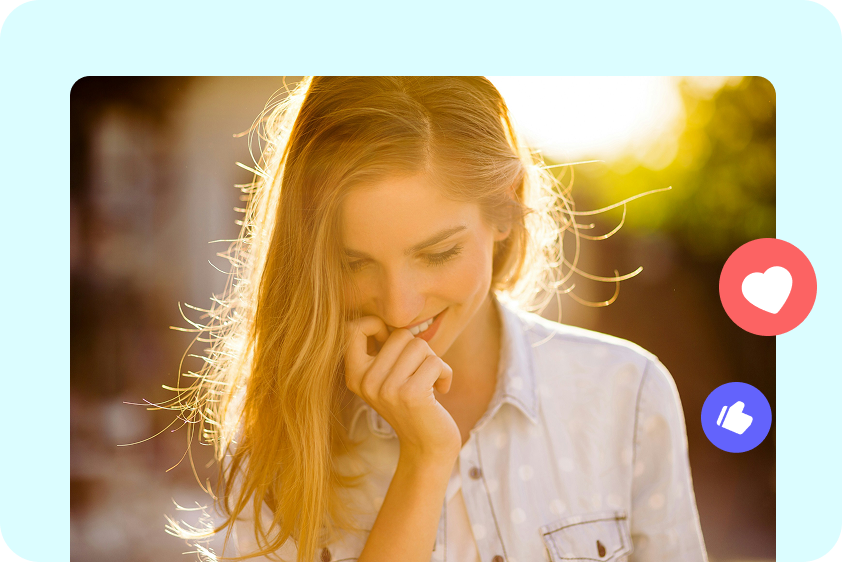 Enhance posts using CapCut to lighten a photo