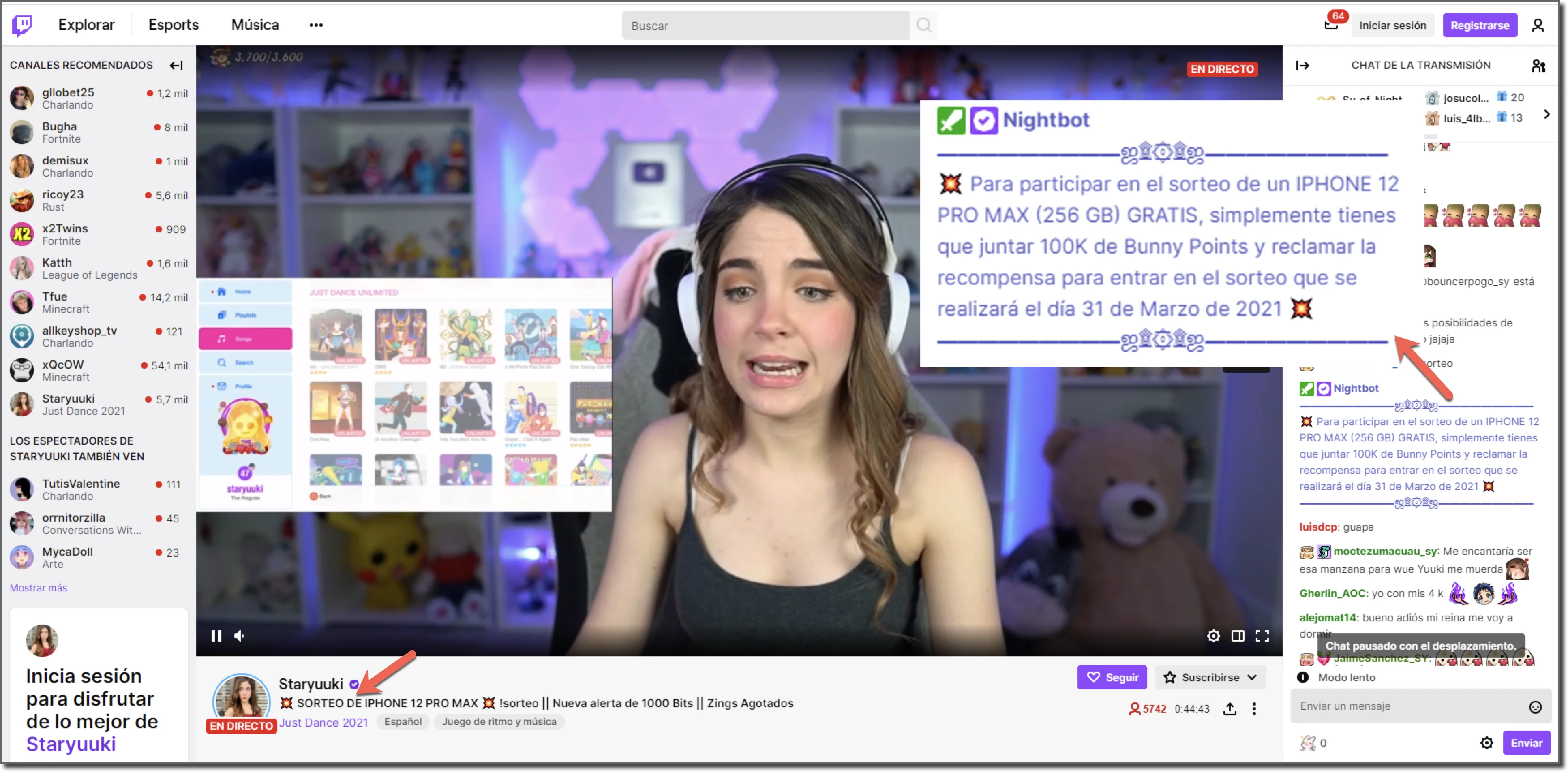 Hosting a giveaway for followers to advertise your Twitch stream