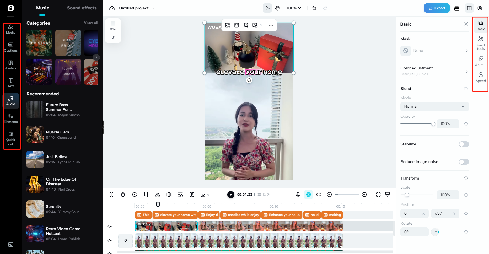 Chỉnh sửa thêm để tinh chỉnh video