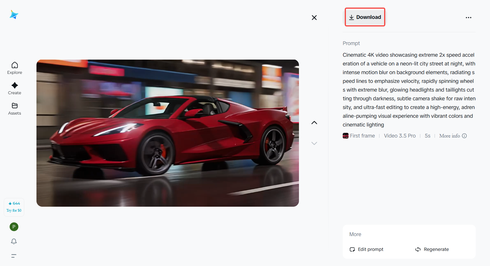 Télécharger la vidéo finale