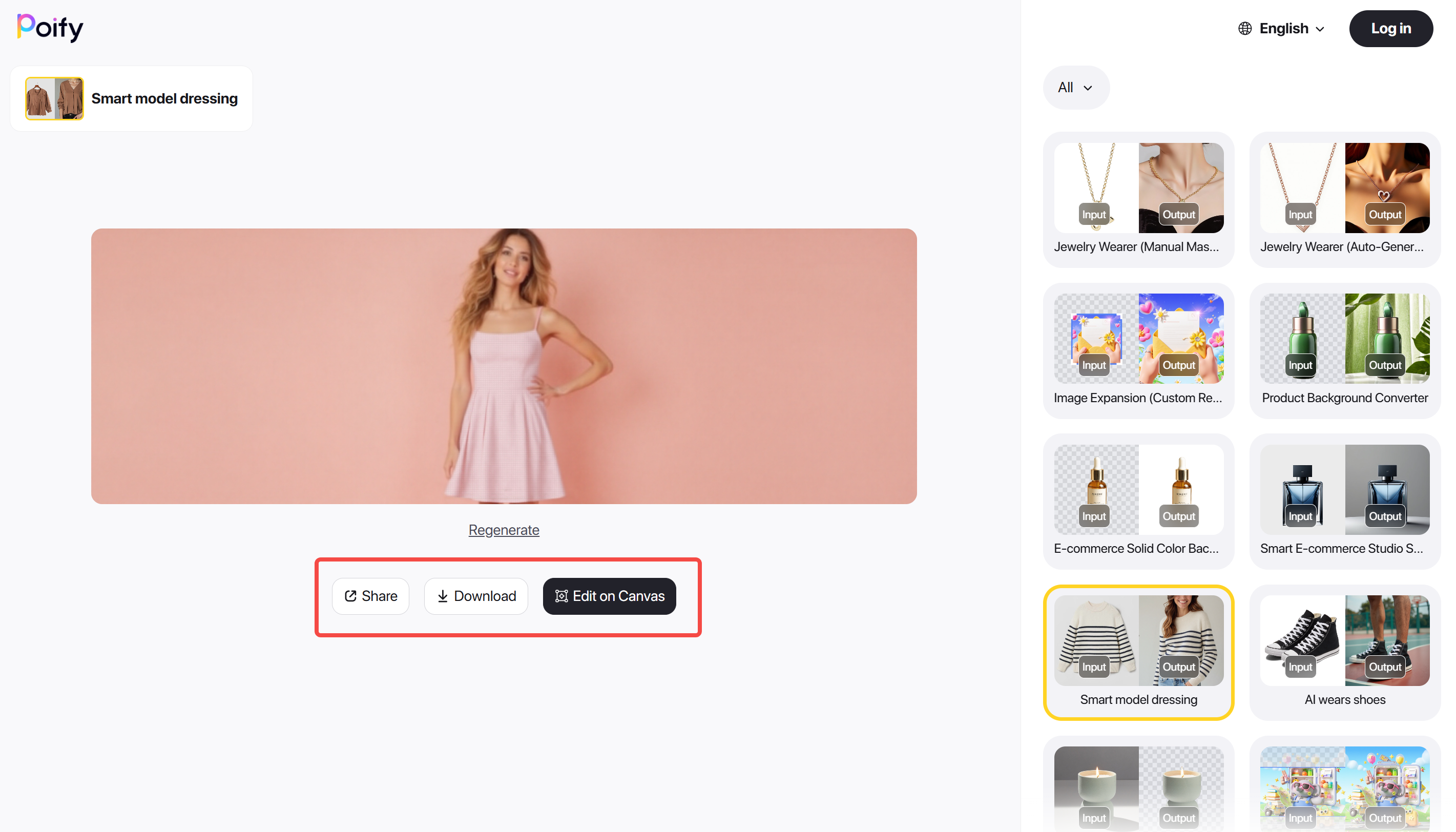 Tải xuống hình ảnh từ Poify