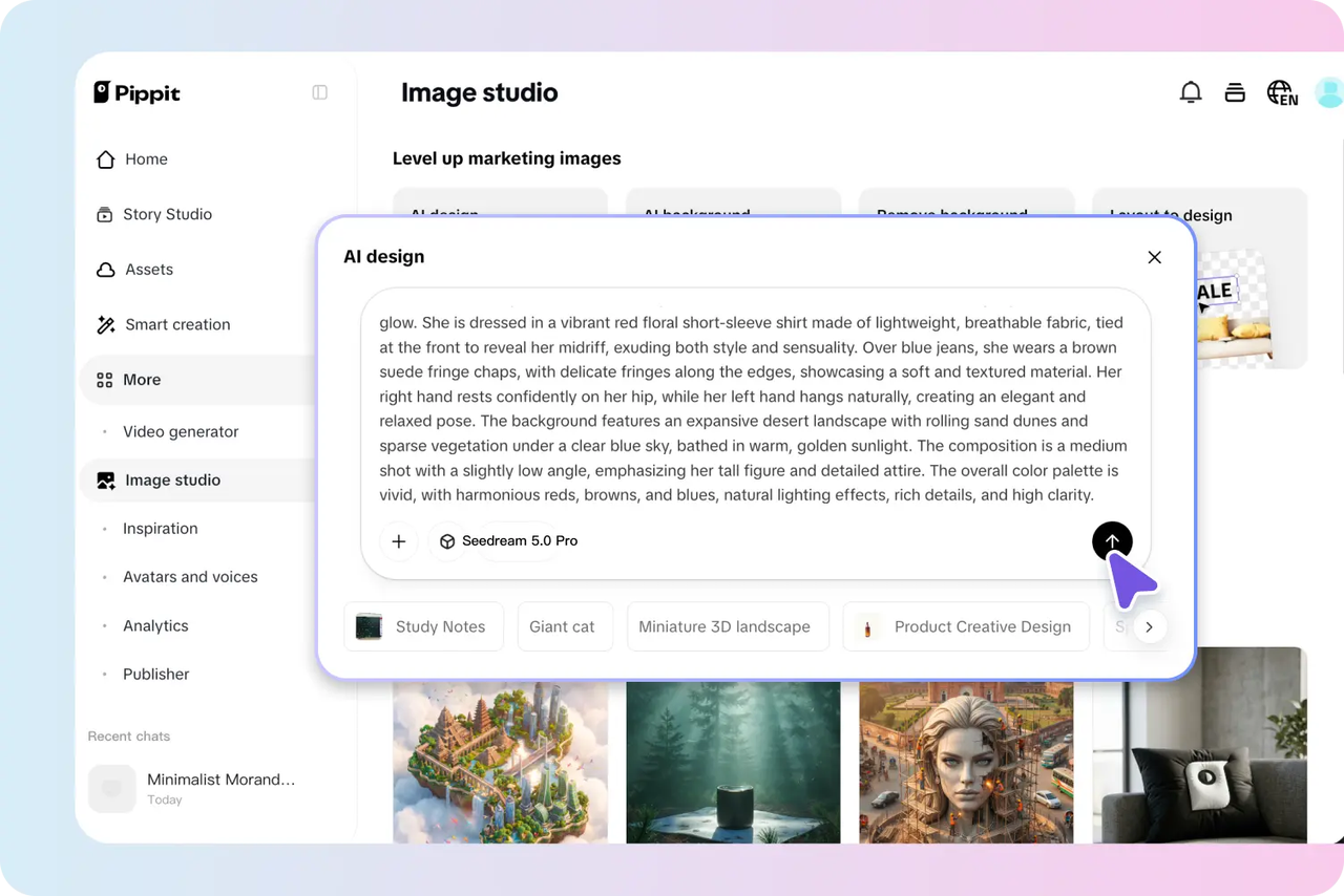 Generate your moody image