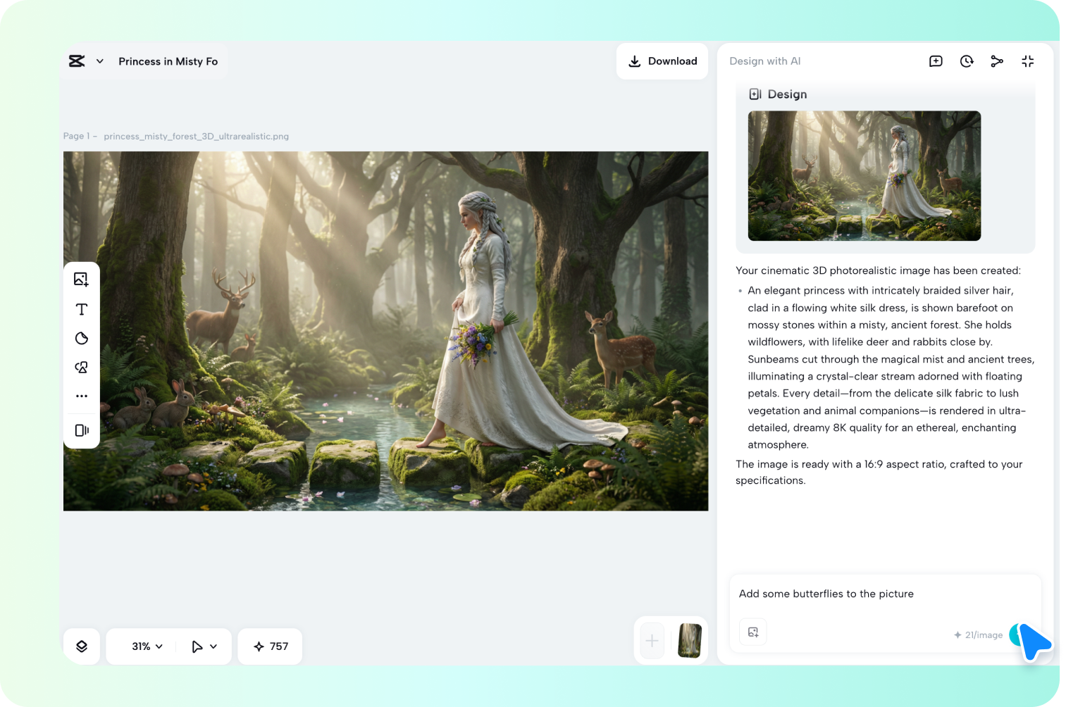 Refine your AI-generated image