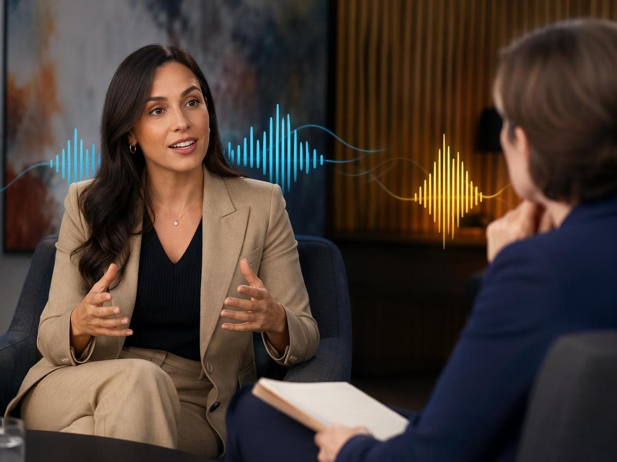 Interview Übersetzung Lippensynchronisation Prompt Cover 1 in 4: 3