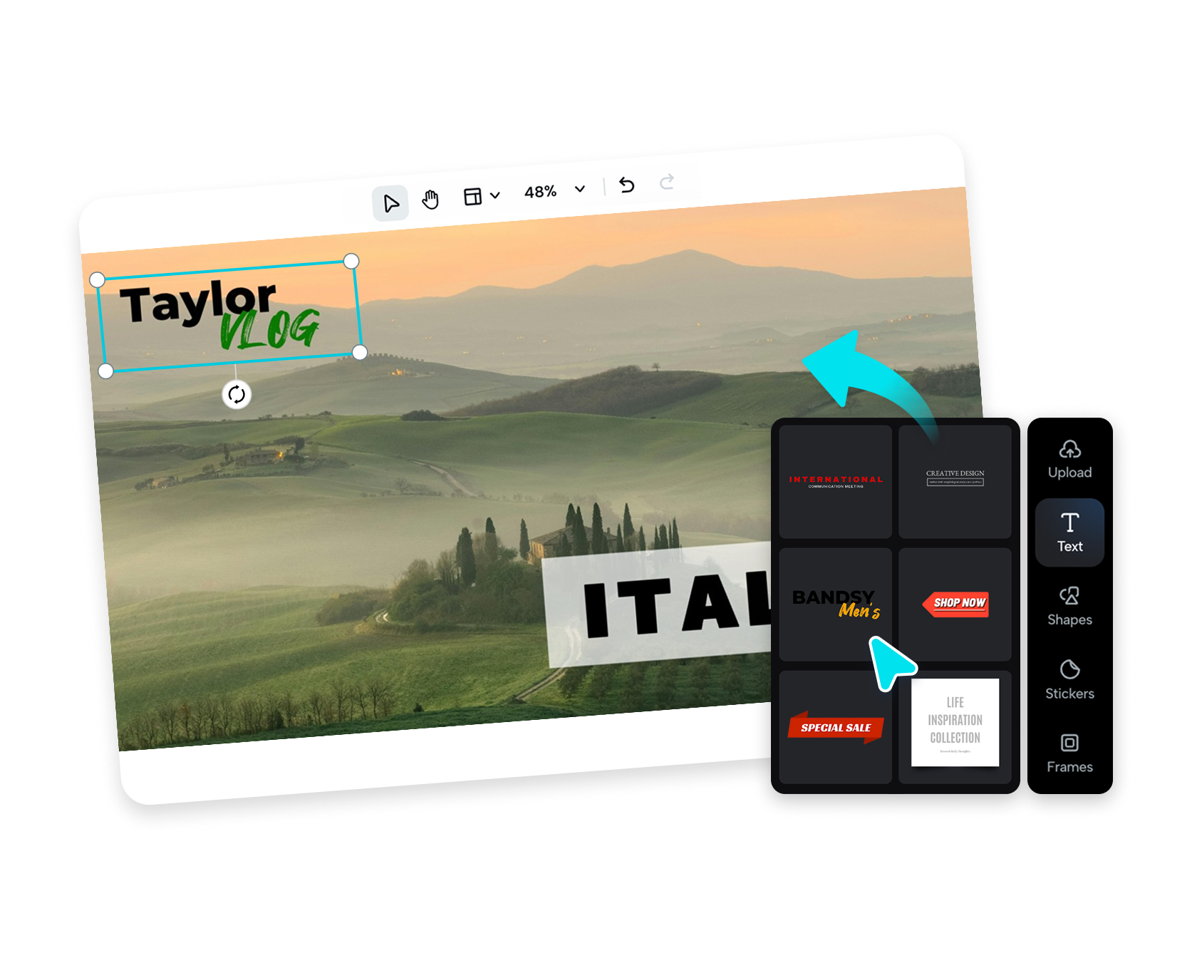 добавьте водяной знак на свои изображения