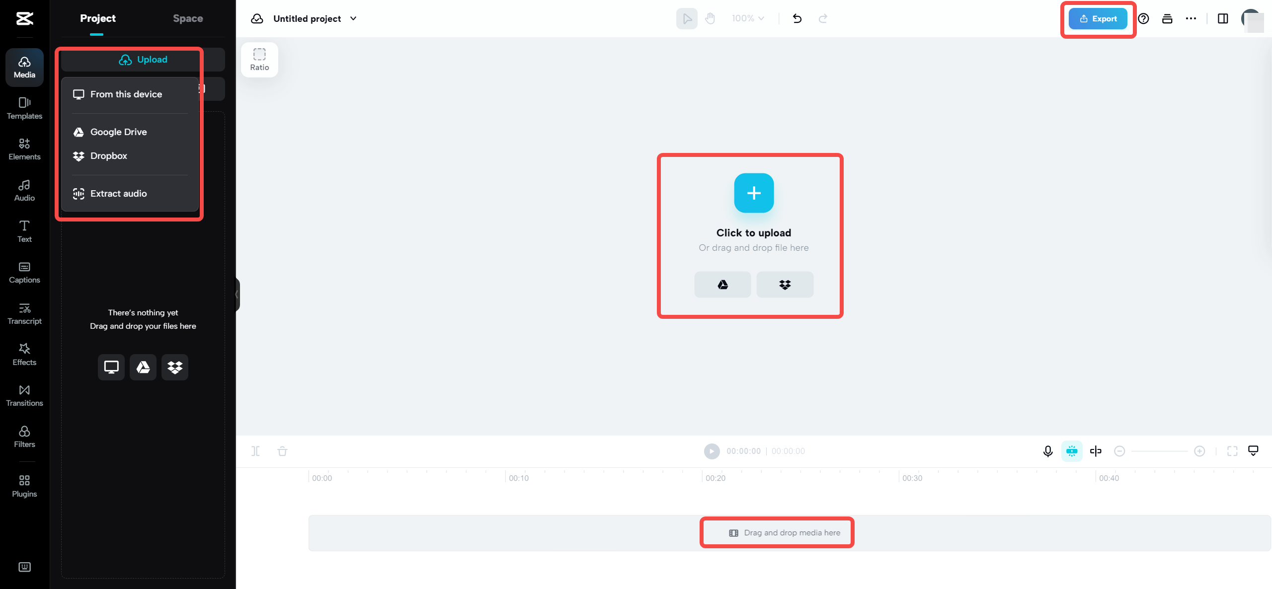 Upload video