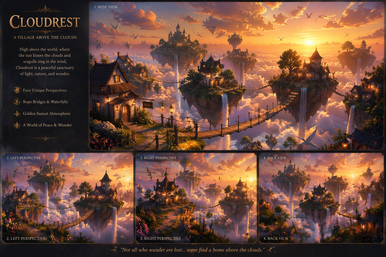 Floating island village