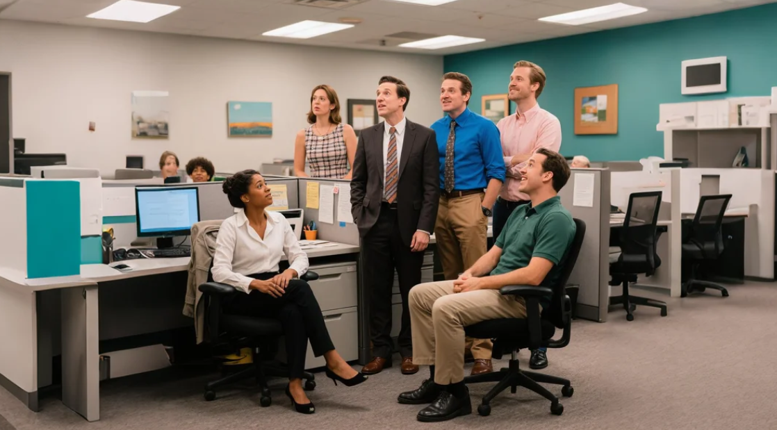 Office comedy skit video example