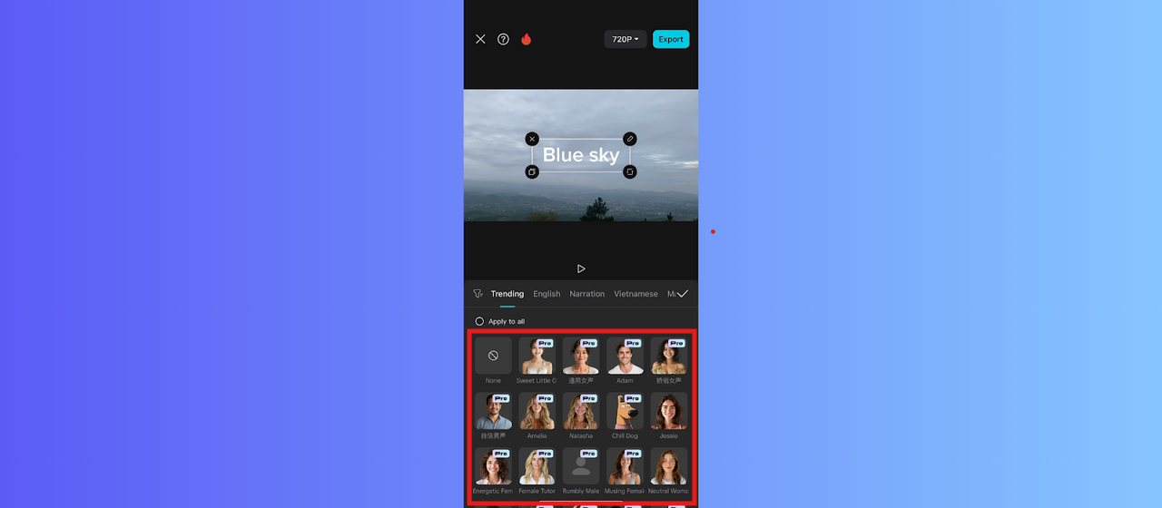 Transforma tu voz para que suene como una mujer usando los efectos de voz de la aplicación CapCut