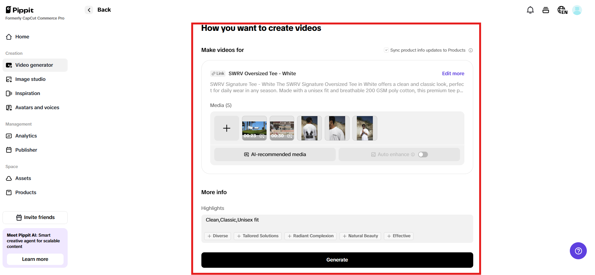How you want to create videos