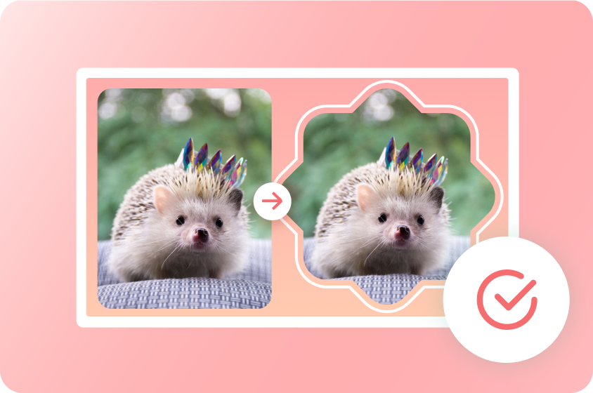 Convert image shapes without manual effort
