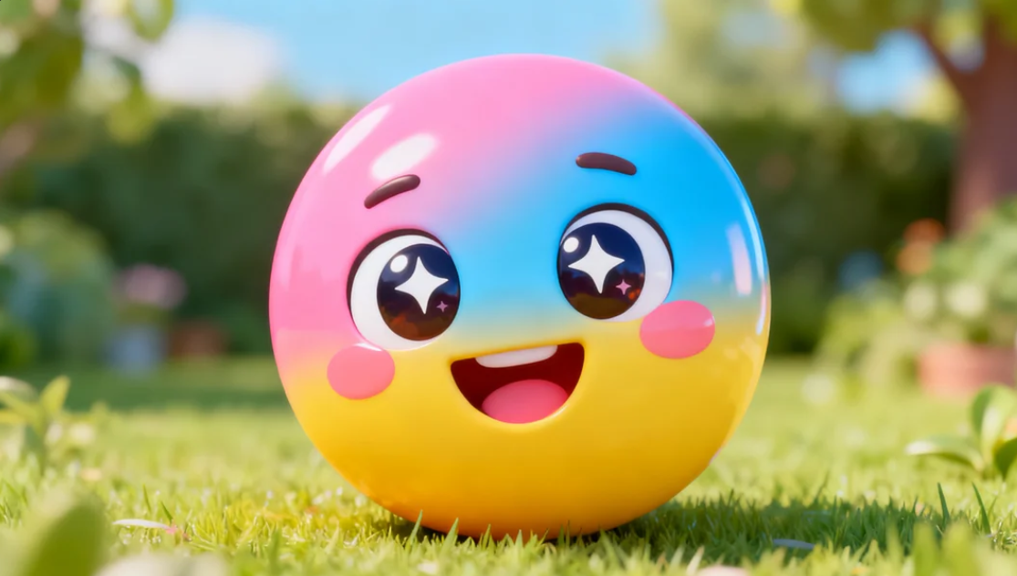 3D emoji reaction