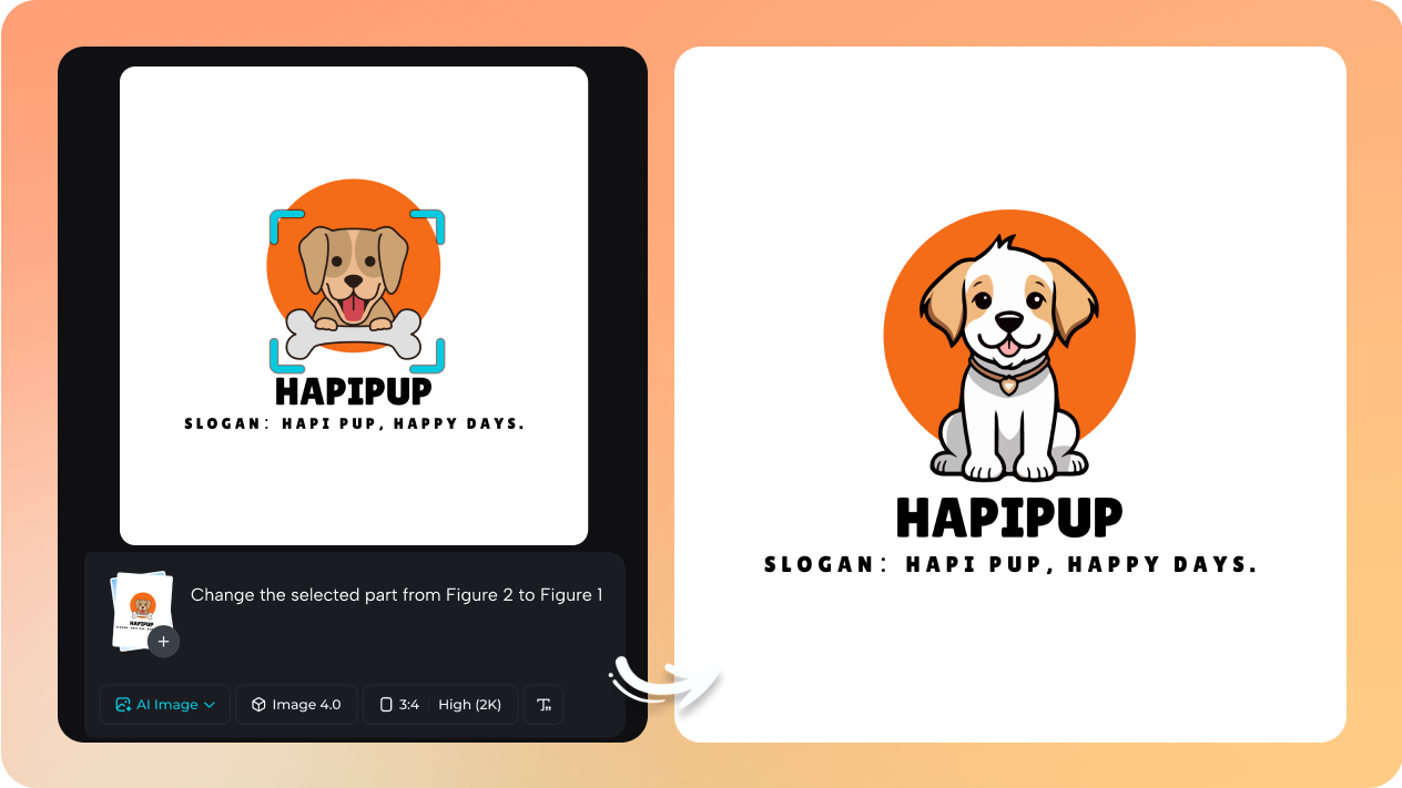 tagline dengan penyempurnaan AI cerdas