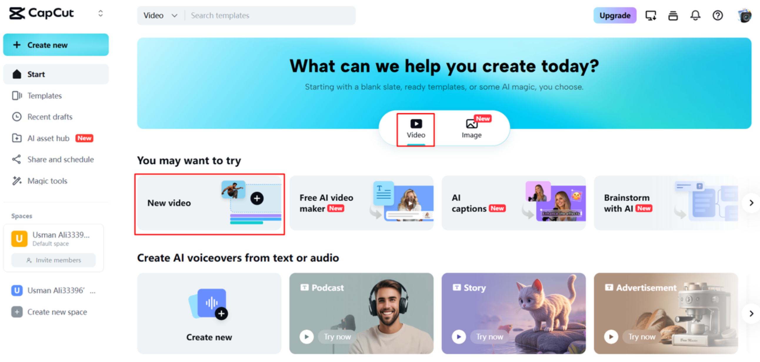 Importing a GIF to CapCut Web