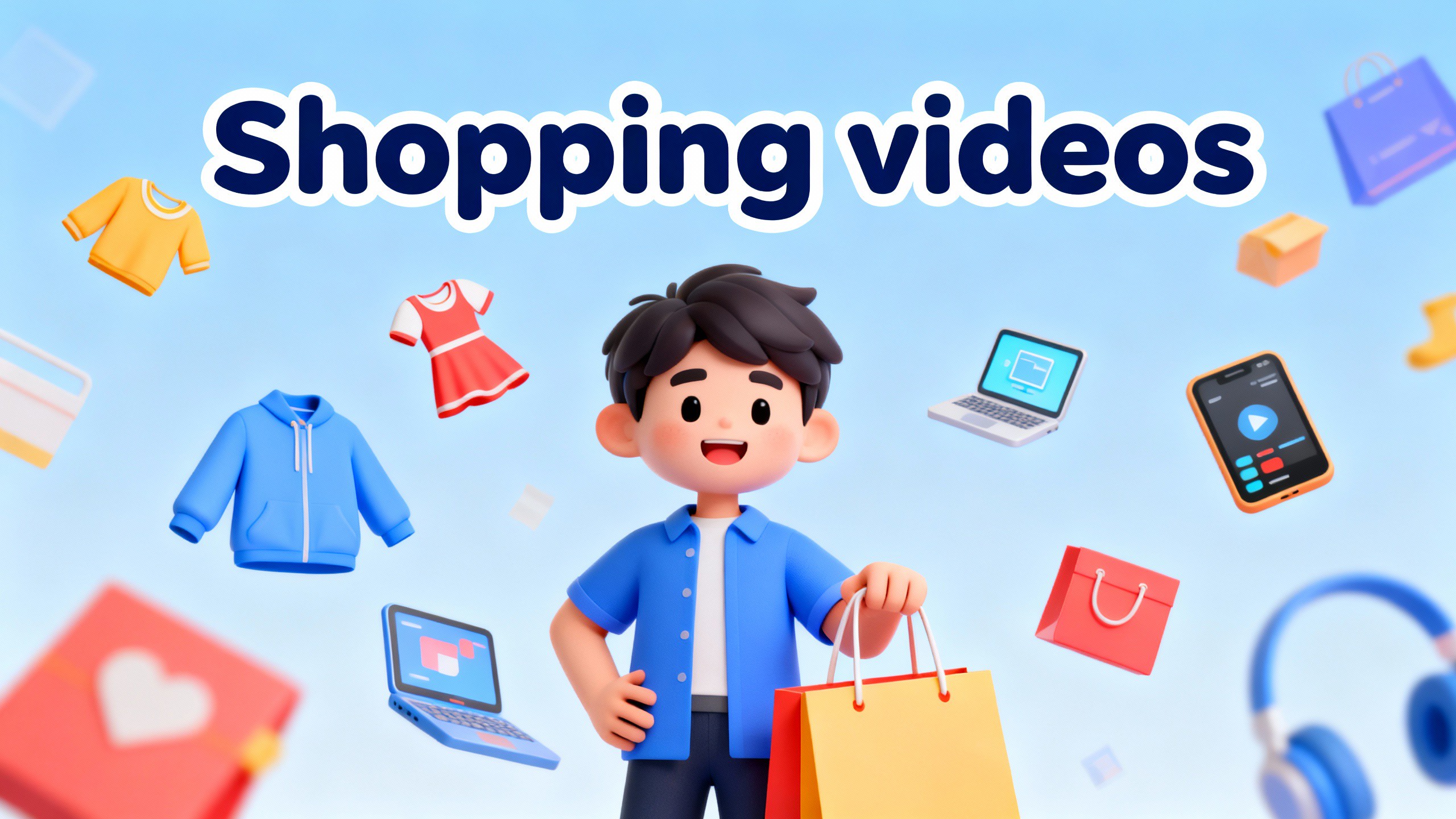 Crie vídeos compráveis