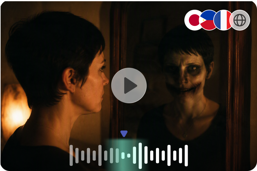 Localize scary videos naturally