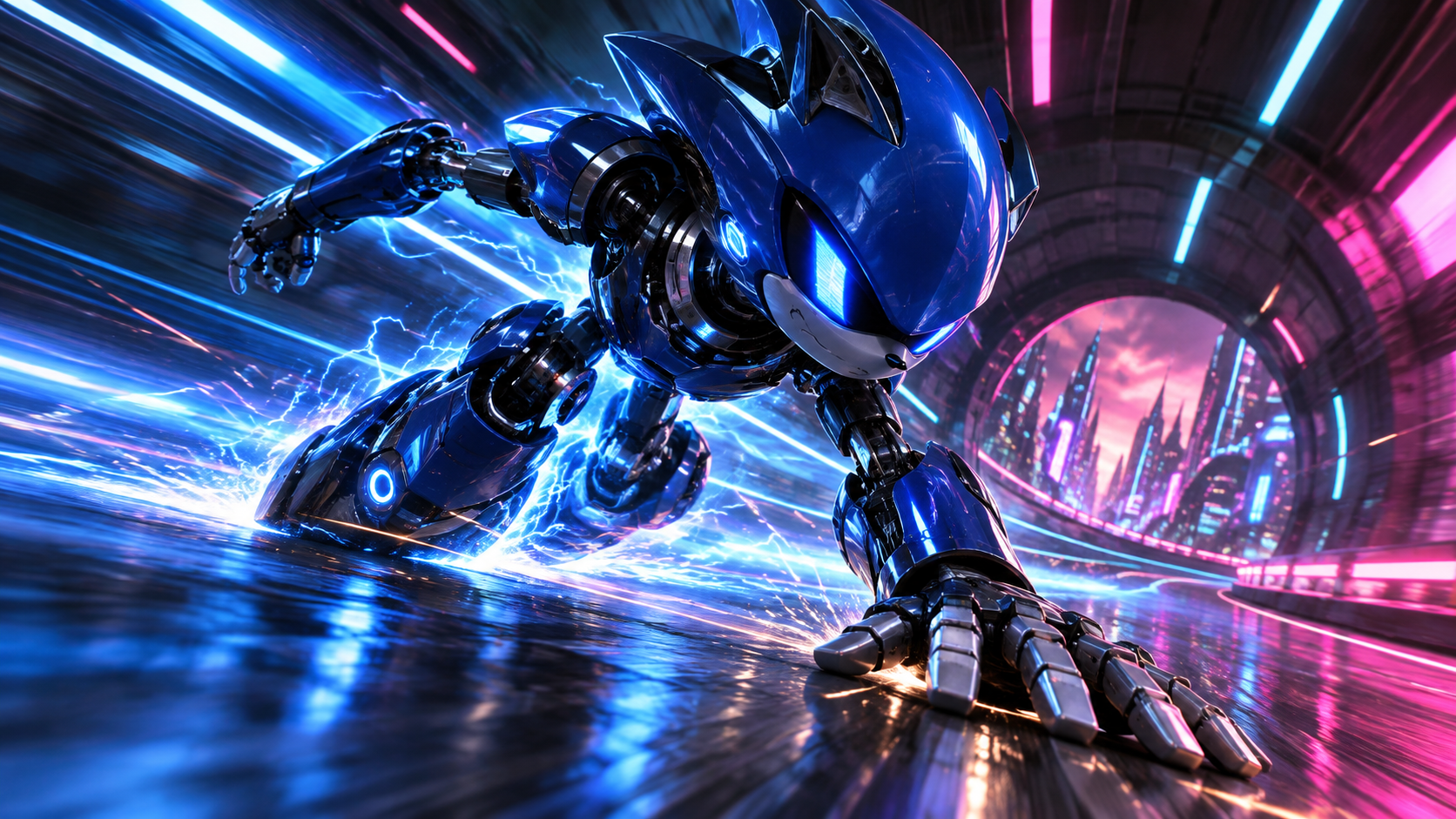an original metal sonic edit video
