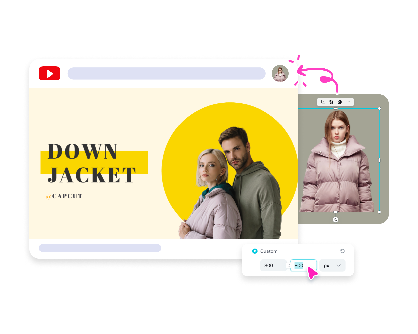 YouTube-Profilbildgröße.