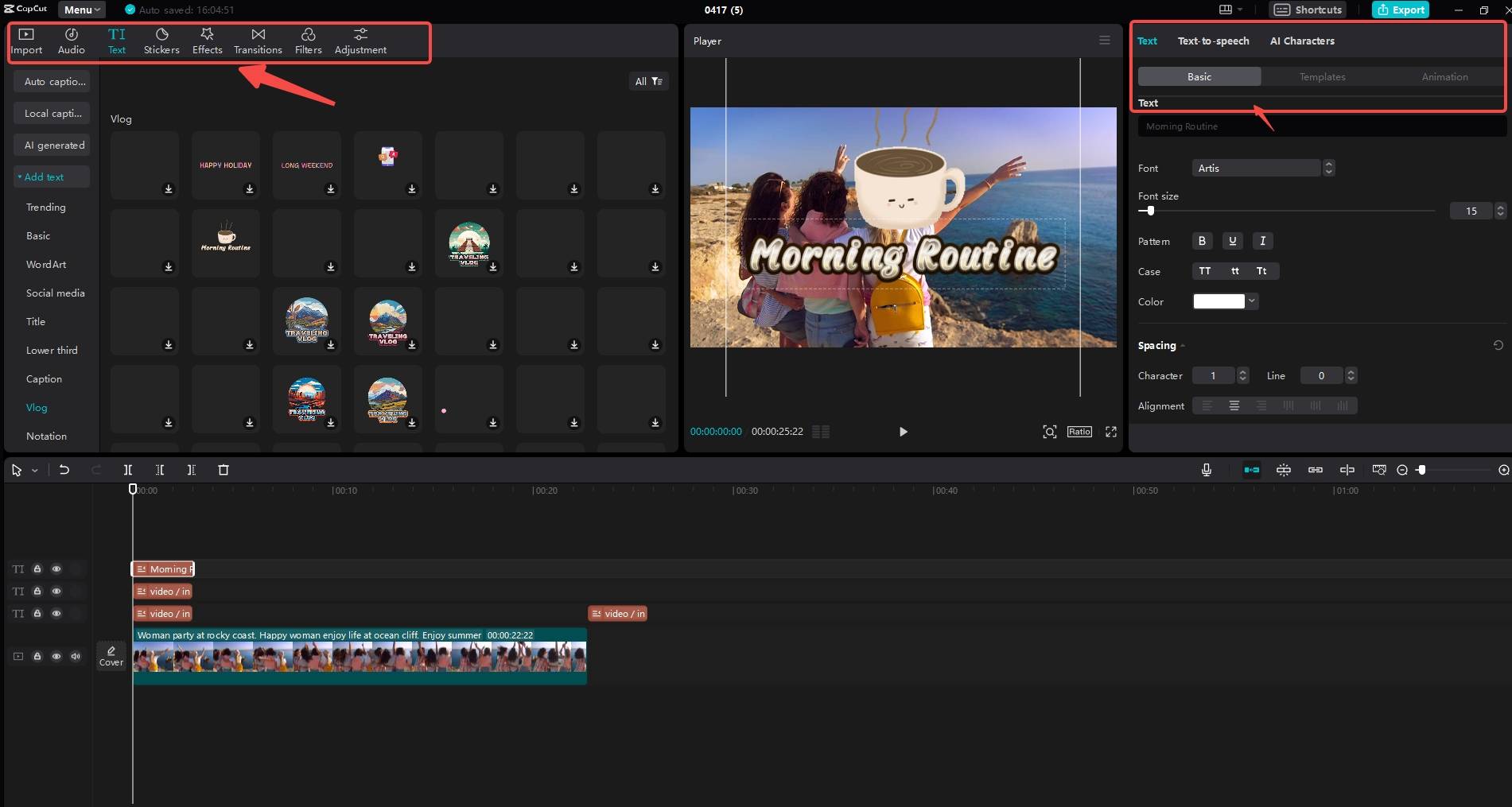 Edit video