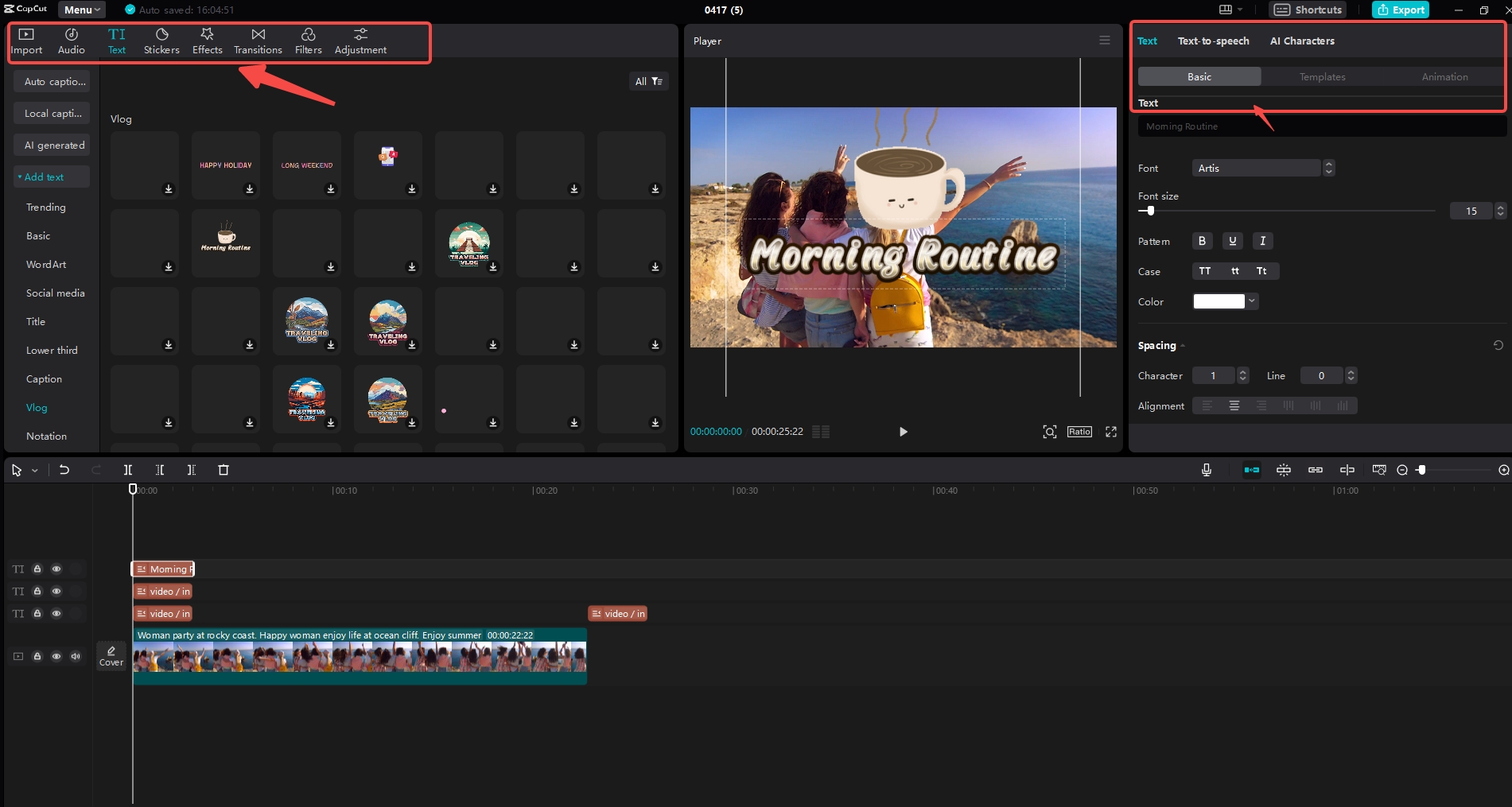 Edit video