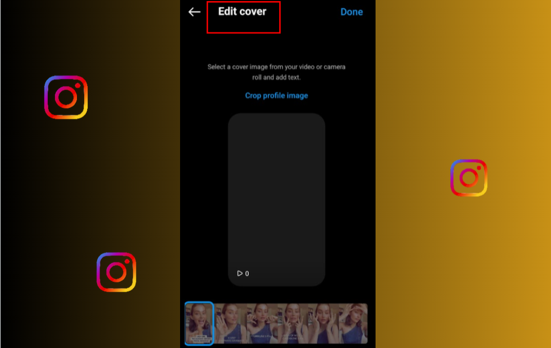 Een nieuw frame selecteren of een aangepaste omslagafbeelding uploaden