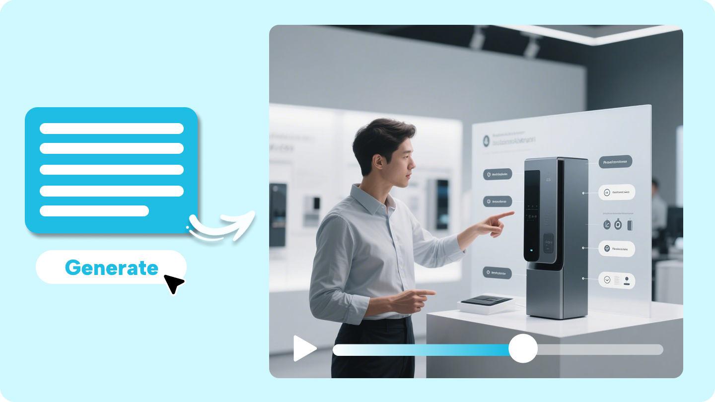 AI-produktvideor