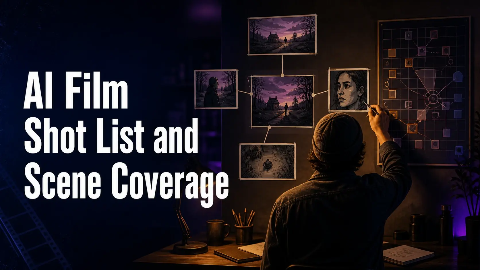Editorial cover for AI Film Shot List and Scene Coverage