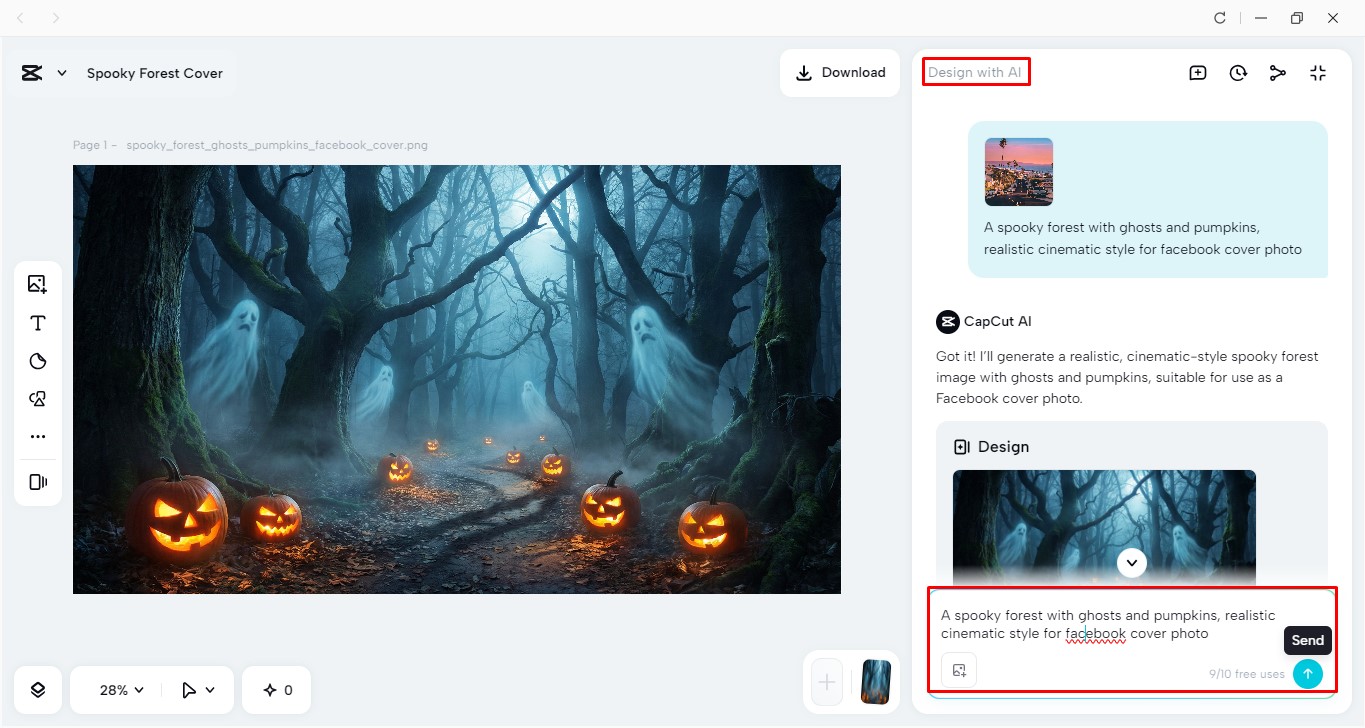 Easily generate Halloween images from text