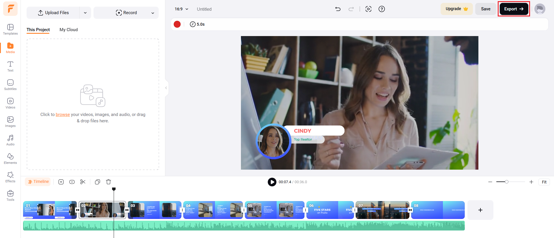 ai testimonial video