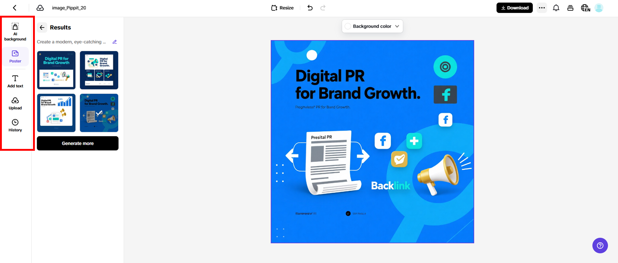 Customize your poster