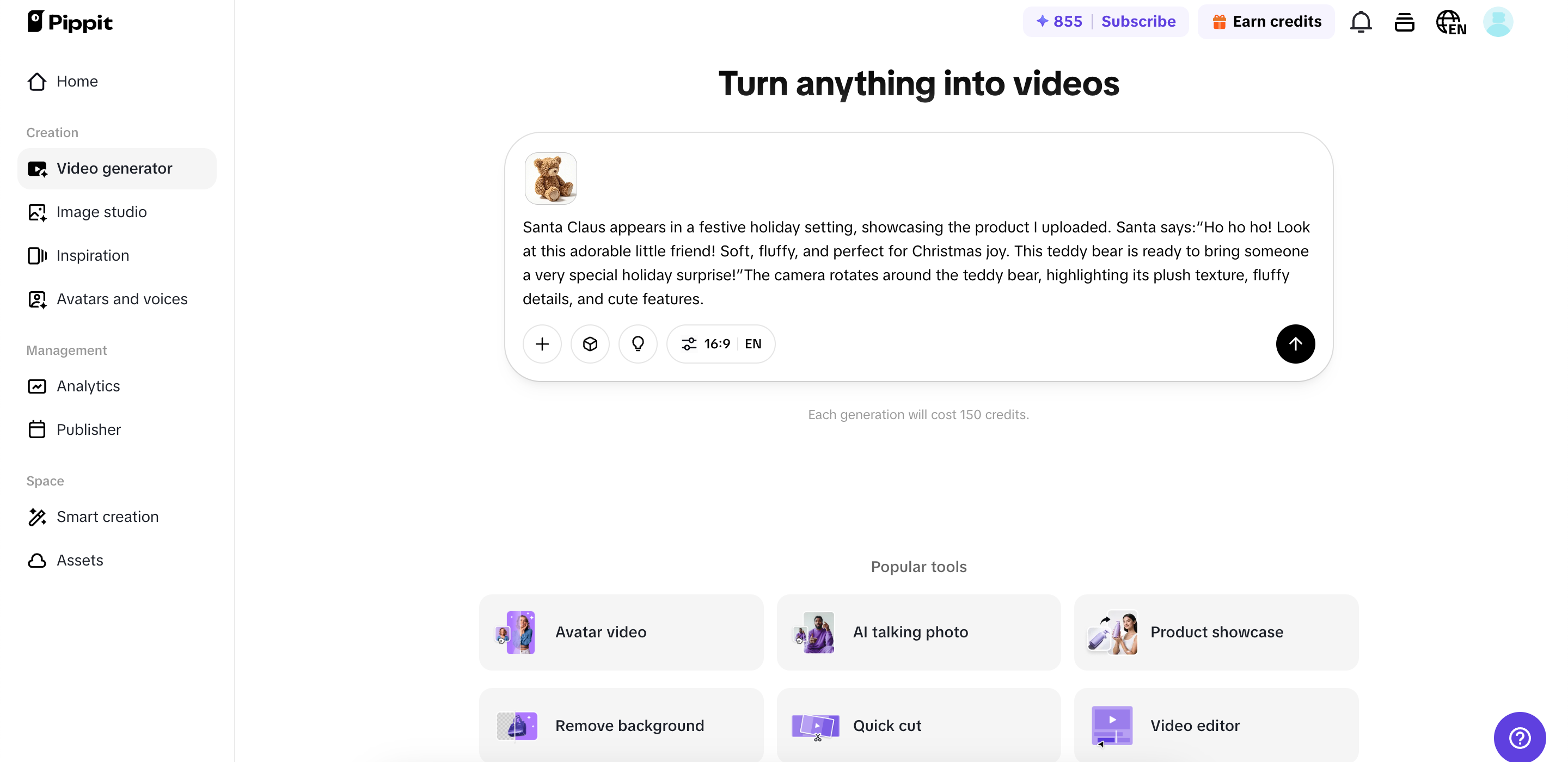 Turn anything into videos