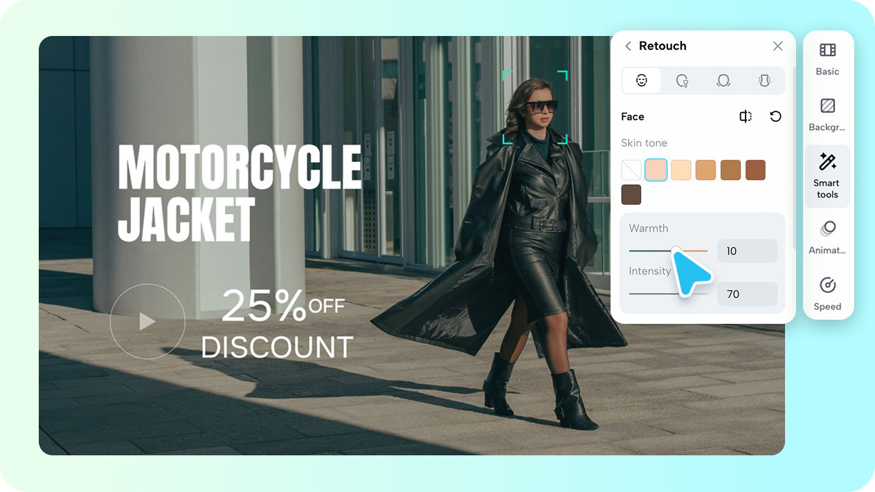 Advanced editing options