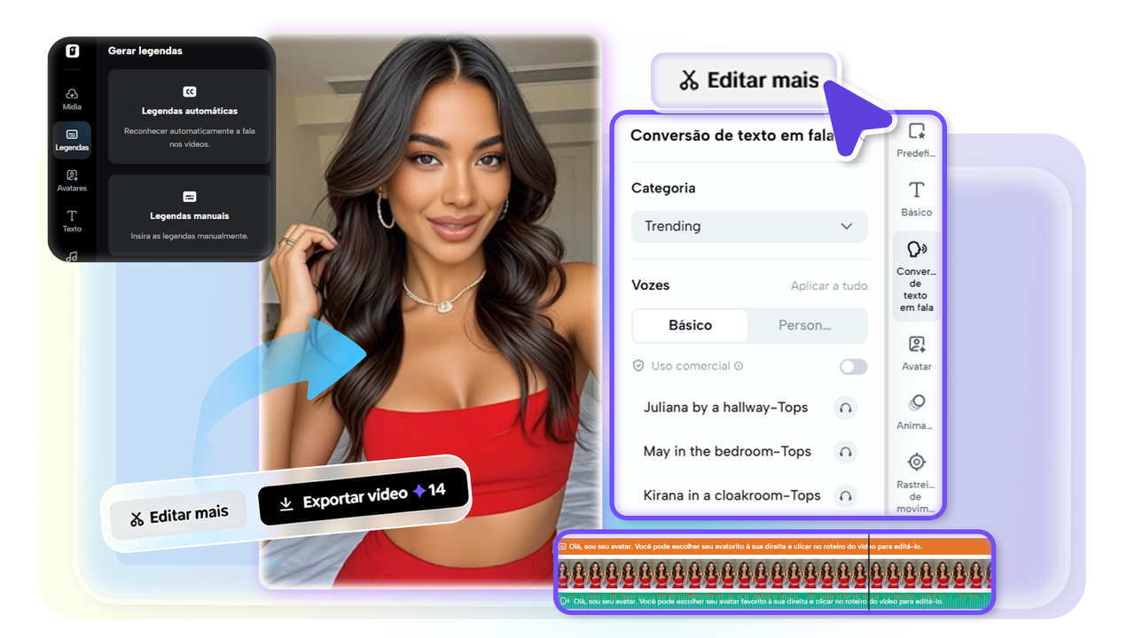 como criar avatar ia online grátis