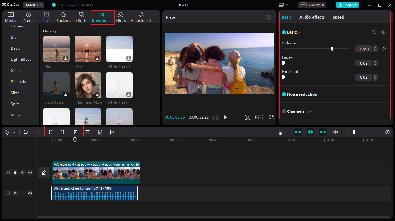 Effects layering tips in CapCut PC