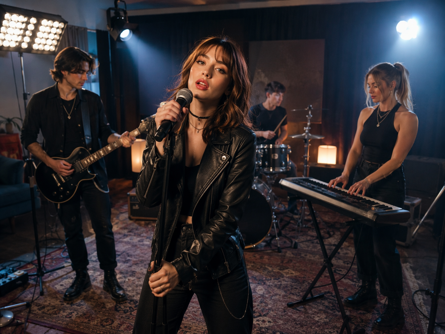 Dreamina Band Lippensynchronisation Video AI Prompt Beispiel 3