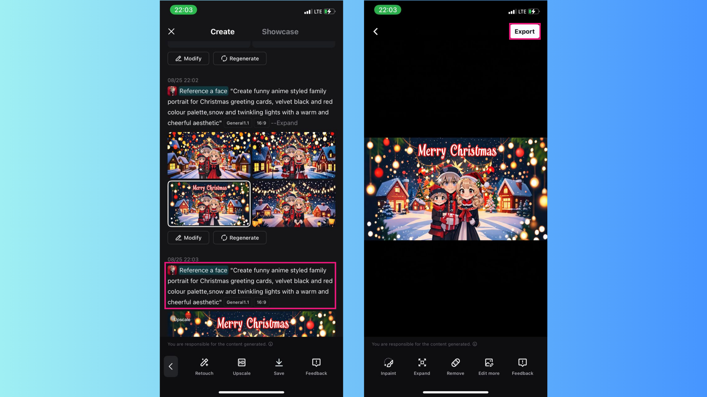 Christmas greeting cards