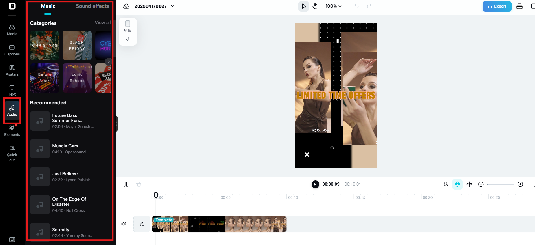 Biblioteca de música e efeitos sonoros