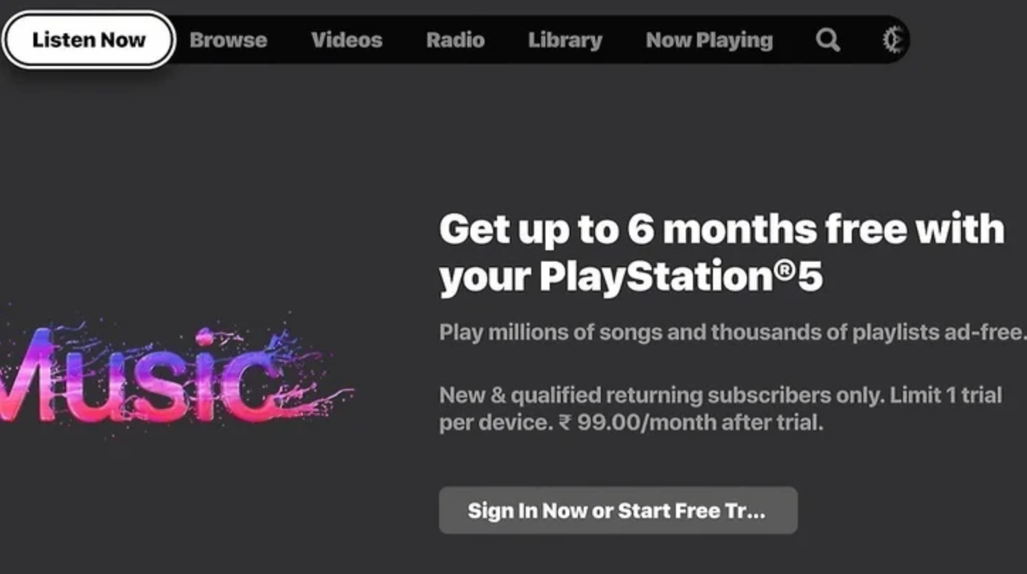 PlayStation 5 offer: 6 free months