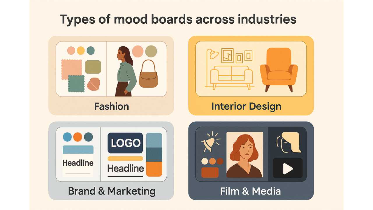 Types of mood boards across industries