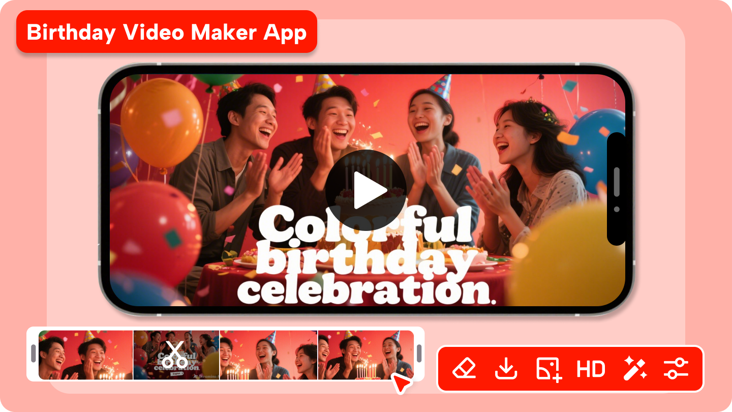 birthday video maker app